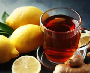 Лимон и имбирь для чая